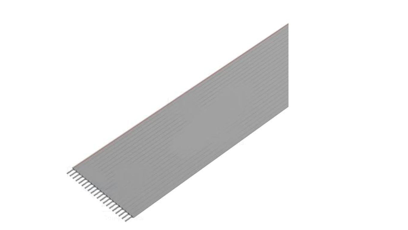 Przewód: wstążkowy 1mm linka Cu nieekranowany PVC szary 30,5m 3625/08 (30M)