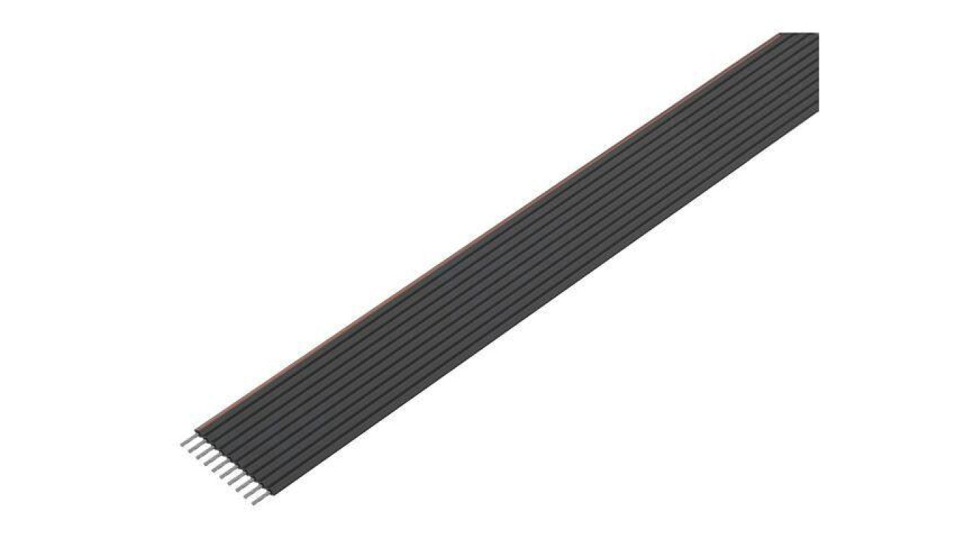 Przewód o dł 30m wstążkowy 1mm linka Cu nieekranowany PVC czarny 3250/10 (30M)