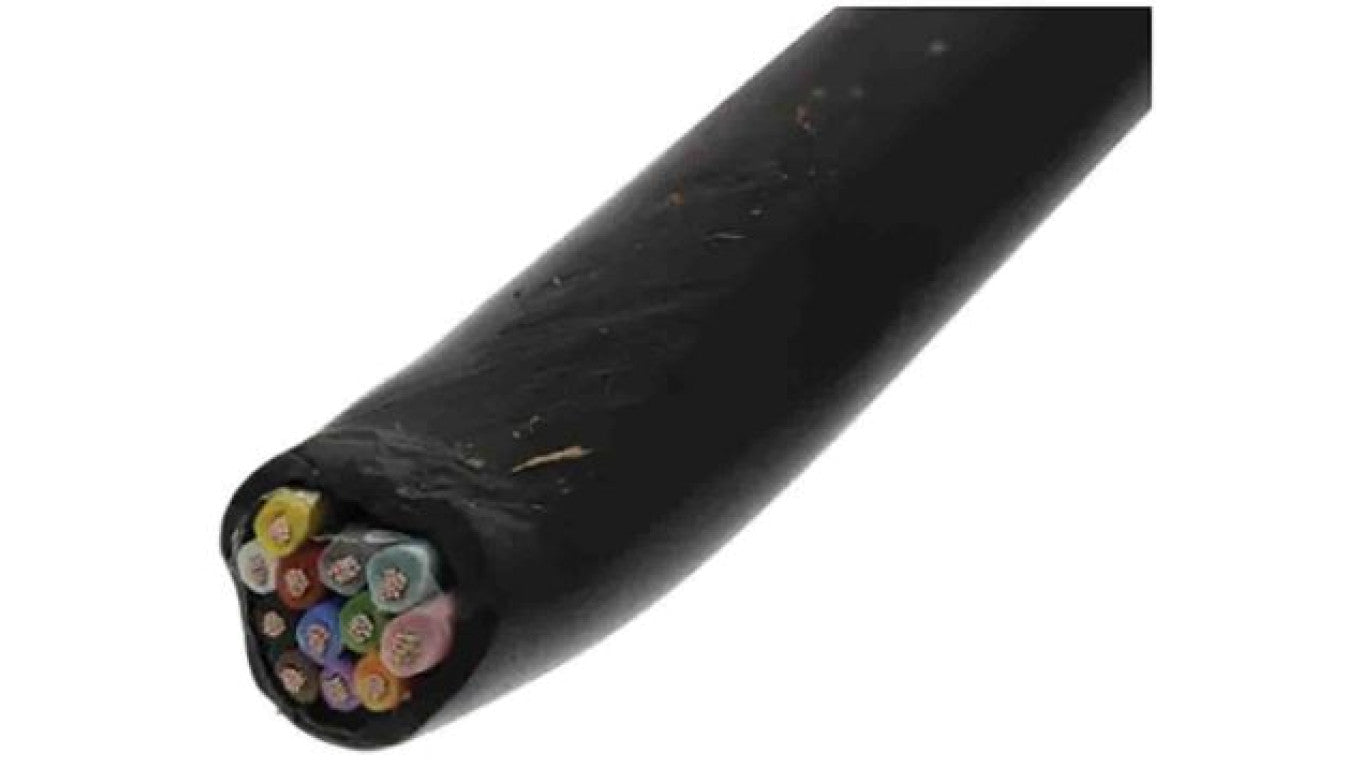 Wielożyłowy kabel przemysłowy Ekranowany 12 0,5 mm² 2,5 A 440 V Polichlorek winylu PVC 10.4mm 50m RS PRO