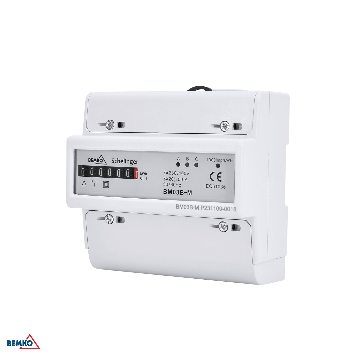 Wskaźnik energii 3 fazowy 20 (100) A mechaniczny