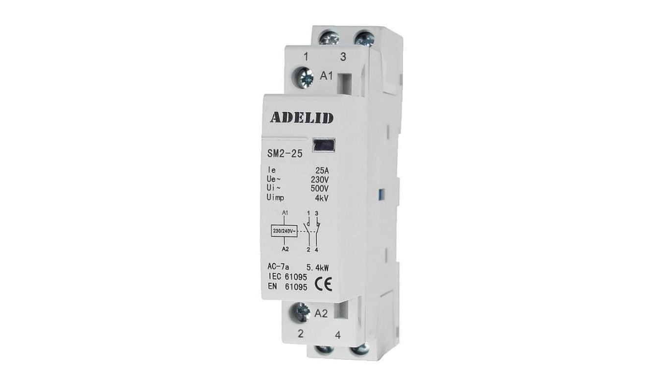 Stycznik modułowy 25A 230V 1xNO 1xNC SM2 25-11-230V
