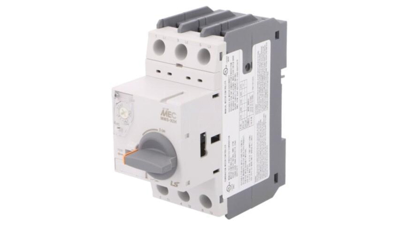 Wyłącznik silnikowy, 0,25kW, 220÷690VAC, na szynę DIN, Szczeloność: IP20 MMS-32H 1A