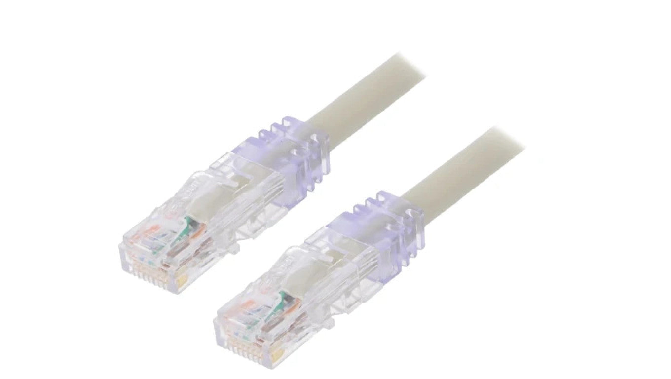 Patch cord TX6A™ 10Gig,U/UTP 6a drut Cu PVC szary 2m 24AWG UTP6AX2MGY