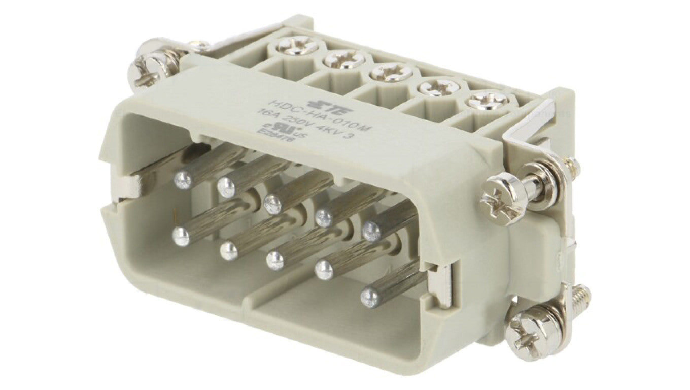 Złącze HDC męskie 10-PIN 250V T2010102101-000
