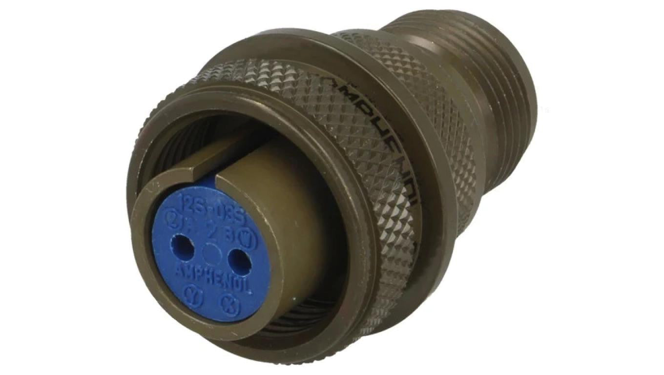 Złącze okrągłe rozmiar 12S 97 stop aluminium 97-3106A-12S-3S
