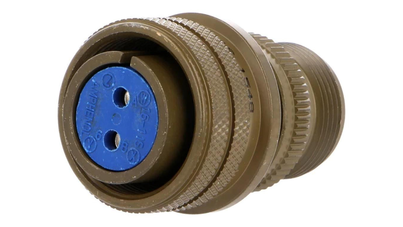 Złącze okrągłe rozmiar 16 97 stop aluminium 97-3106A-16-11S