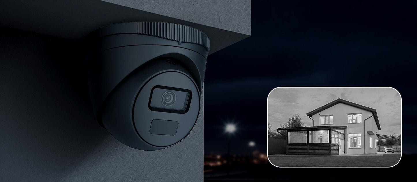Kamera IP Hilook IPC-T241H-C Black kopułka 4MP IR20m