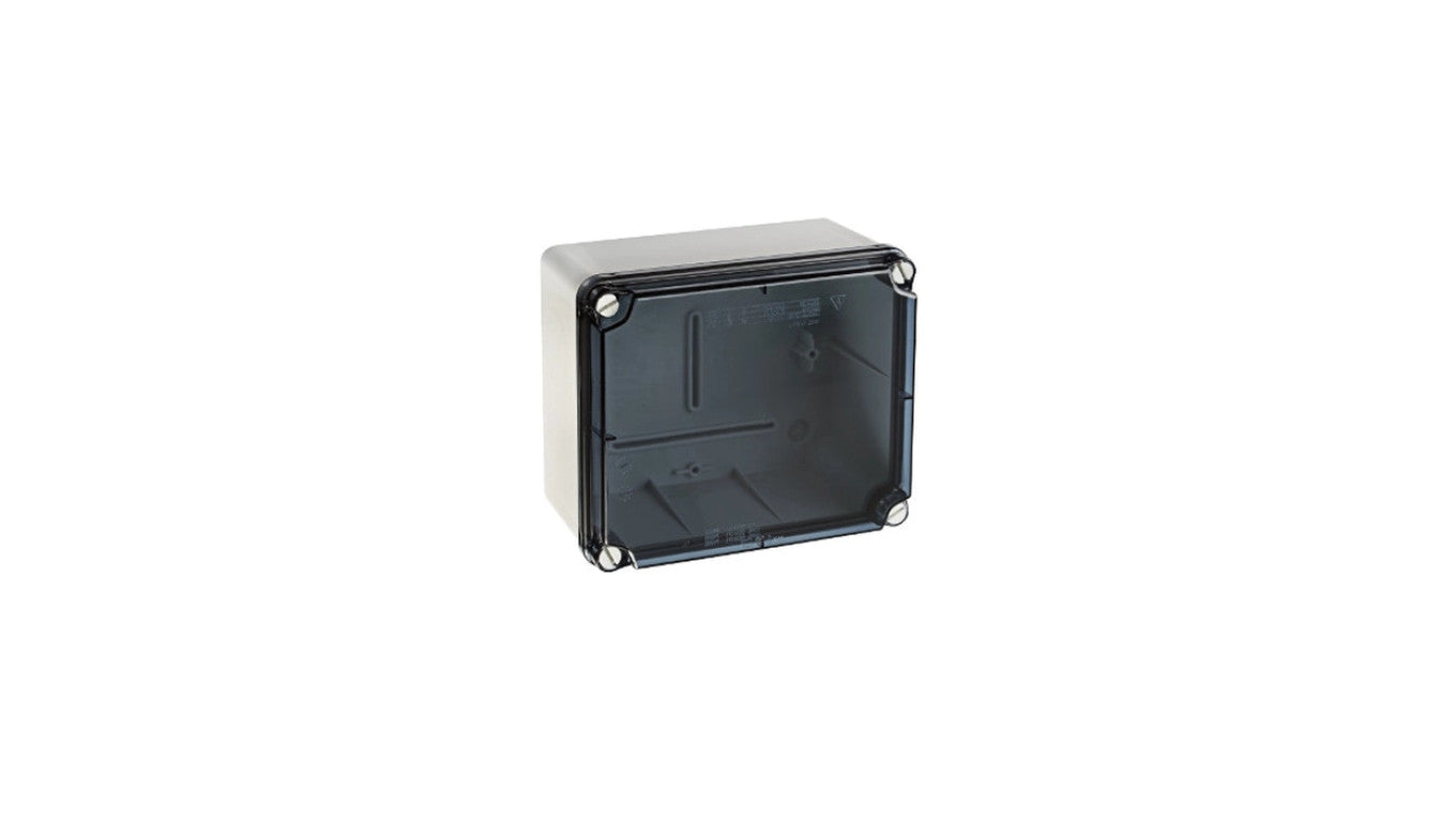 IP65-IP67 Puszka hermetyczna LIGHT 155x179x100 pokrywa transparentna, gładka