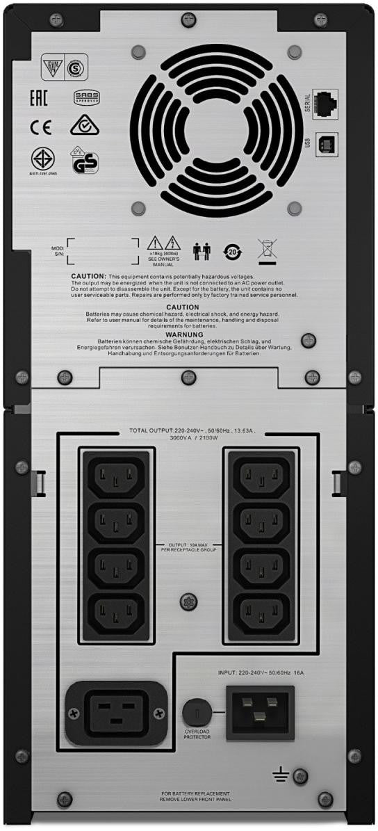 APC Zasilacz awaryjny SMC3000I APC Smart-UPS C 3000VA LCD 230V