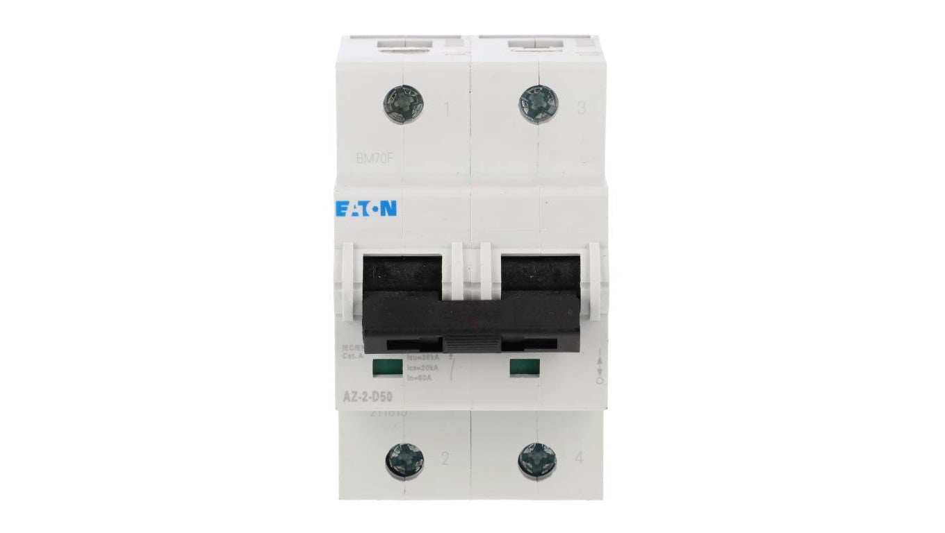 Wyłącznik nadprądowy 2P D 50A 25kA AC AZ-2-D50 211815