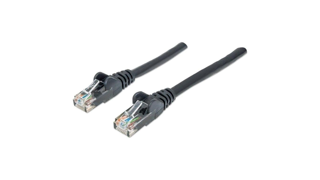 Patch Cord Cat6 UTP 2,0M Czarny 100 Miedź 342063