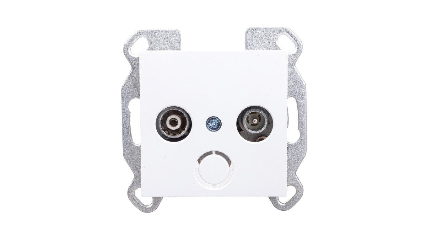 Lumina Gniazdo antenowe RTV standard białe WL3010