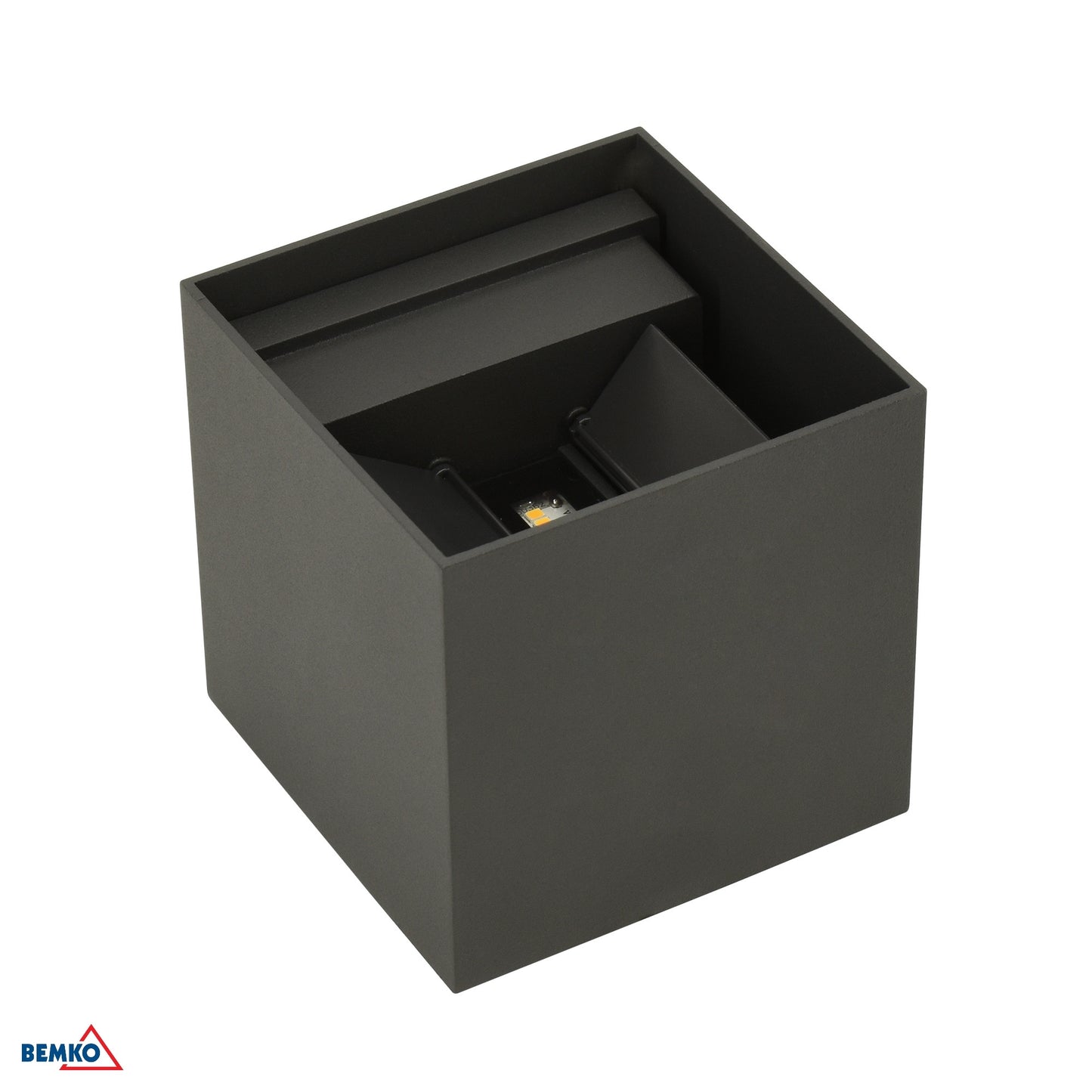 Oprawa elewacyjna VALIT 12W 4000K 1100LM IP65 100X100X100 kwadratowa grafit