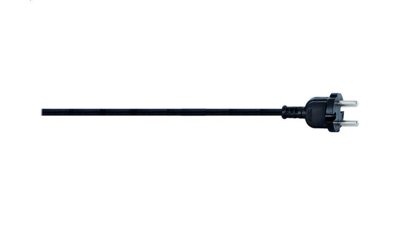 Przewód przyłączeniowy z wtyczką prostą OW (H05RR-F) 2x1mm2 - 1,5m