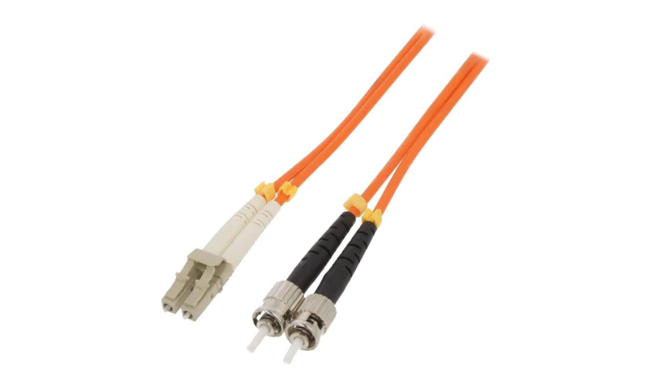 Patch cord światłowodowy OM2 LC/UPC,ST/UPC 1m LSZH 54071