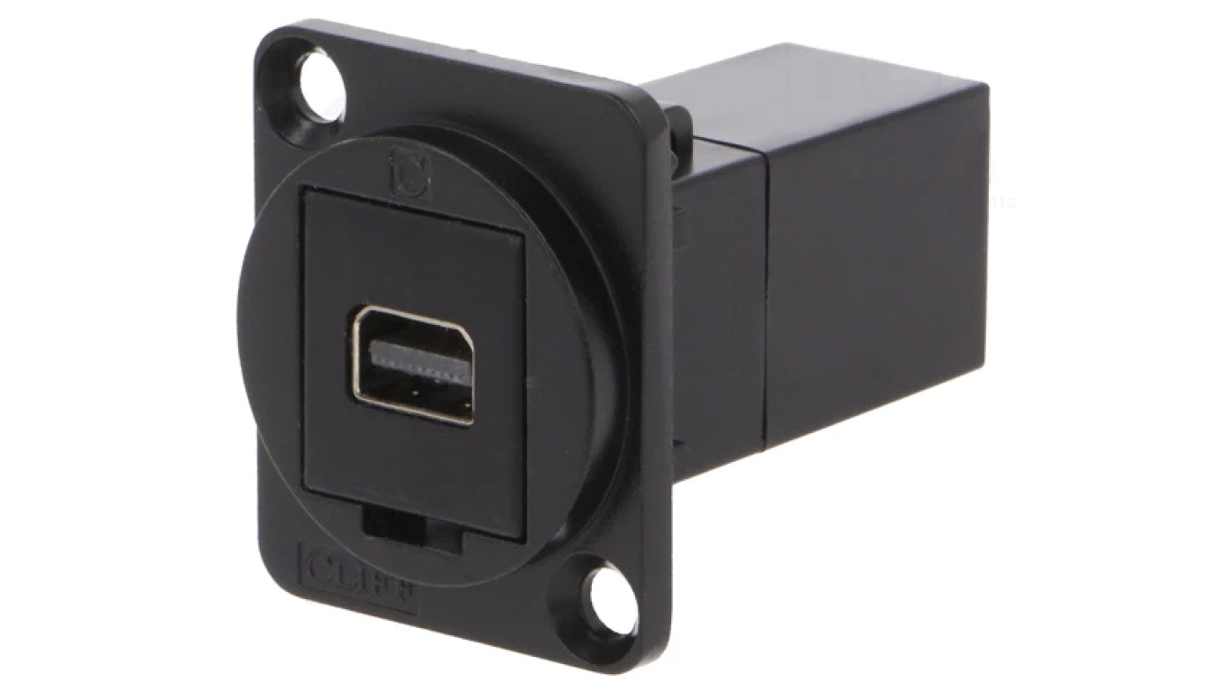 Łącznik Mini DisplayPort gniazdo z obu stron FT 19x24mm CP30202MB