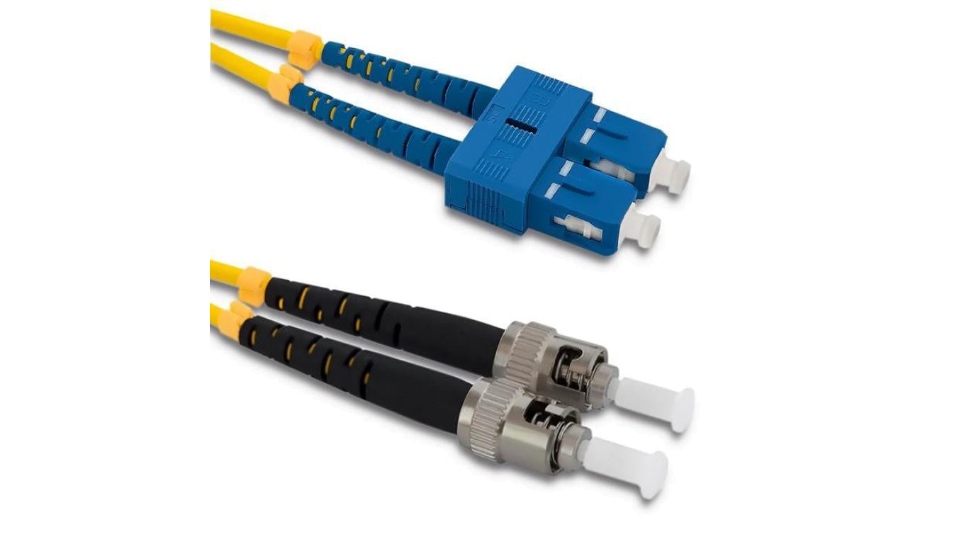 Qoltec Patchcord światłowodowy SC/UPC - ST/UPC Singlemode 9/125 G652D Duplex 5m