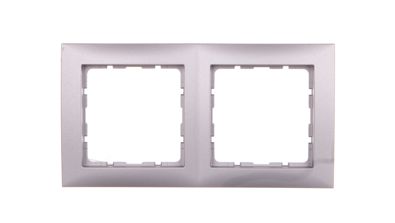 Berker B.Kwadrat Ramka podwójna aluminium 5310128994