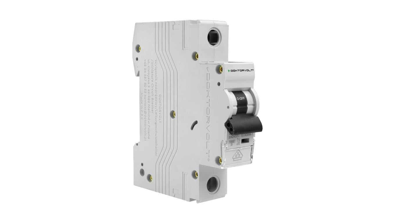 Wyłącznik nadprądowy MCB 10kA 1P 10A VDE B10A Doktorvolt DV-3158