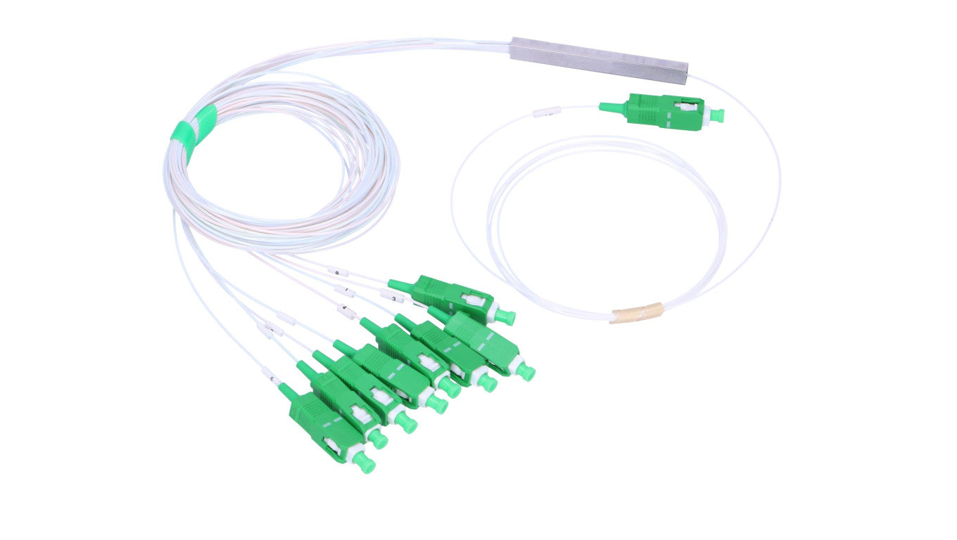 Splitter 900um, 1,5m Extralink 1:8 PLC SC/APC
