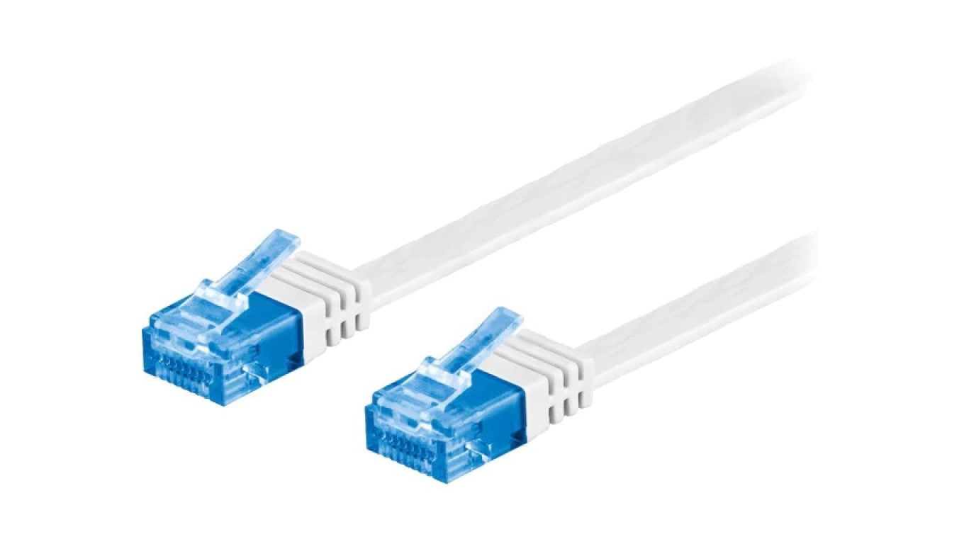 Patch cord U/UTP 6a linka Cu PVC biały 10m 32AWG 96369