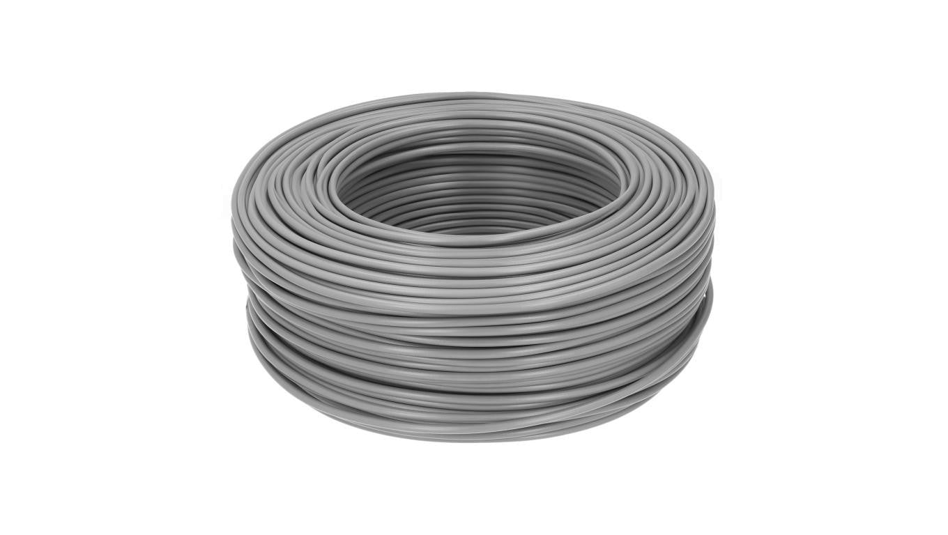 Kabel instalacyjny H07Z1-U 2,5mm2 jednożyłowy szary 450/750V bezhalogenowy B2ca drut Basoglu /100m/