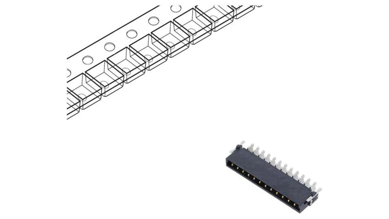 Złącze: płytka-płytka męskie, P12 har-flex Power SMT 15550122601333