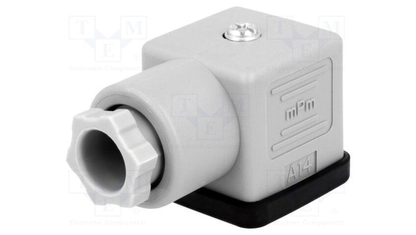 Złącze zaworowe wtyk format A 18mm żeńskie PIN 3 250V mPm 1210230229