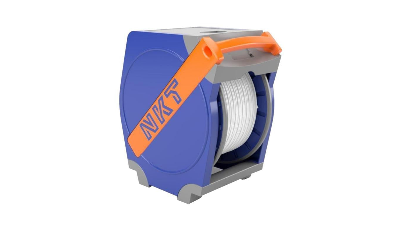 Kabel instalacyjny płaski YDYp 3x2,5mm2 biały 450/750V drut NKT instal PLUS bęben QADDY /550m/