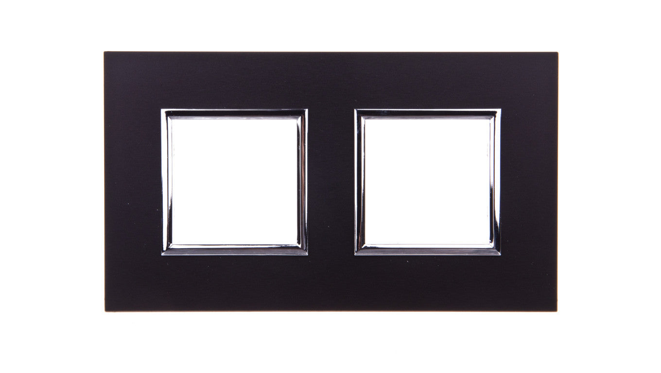 DANTE Ramka podwójna aluminium anodyzowane ONYX 4590282