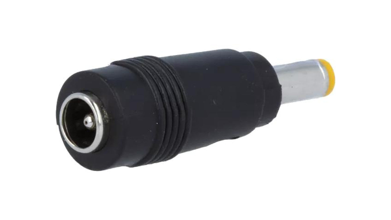 Adapter wtyk prosty In 5,5/2,1 Out 4,8/1,7 6A RED 2,1X5,5-1,7X4,8