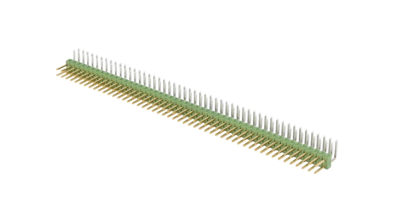 Listwa kołkowa kołkowe męskie 100-PIN kątowe 90 2,54mm THT 5-826634-0