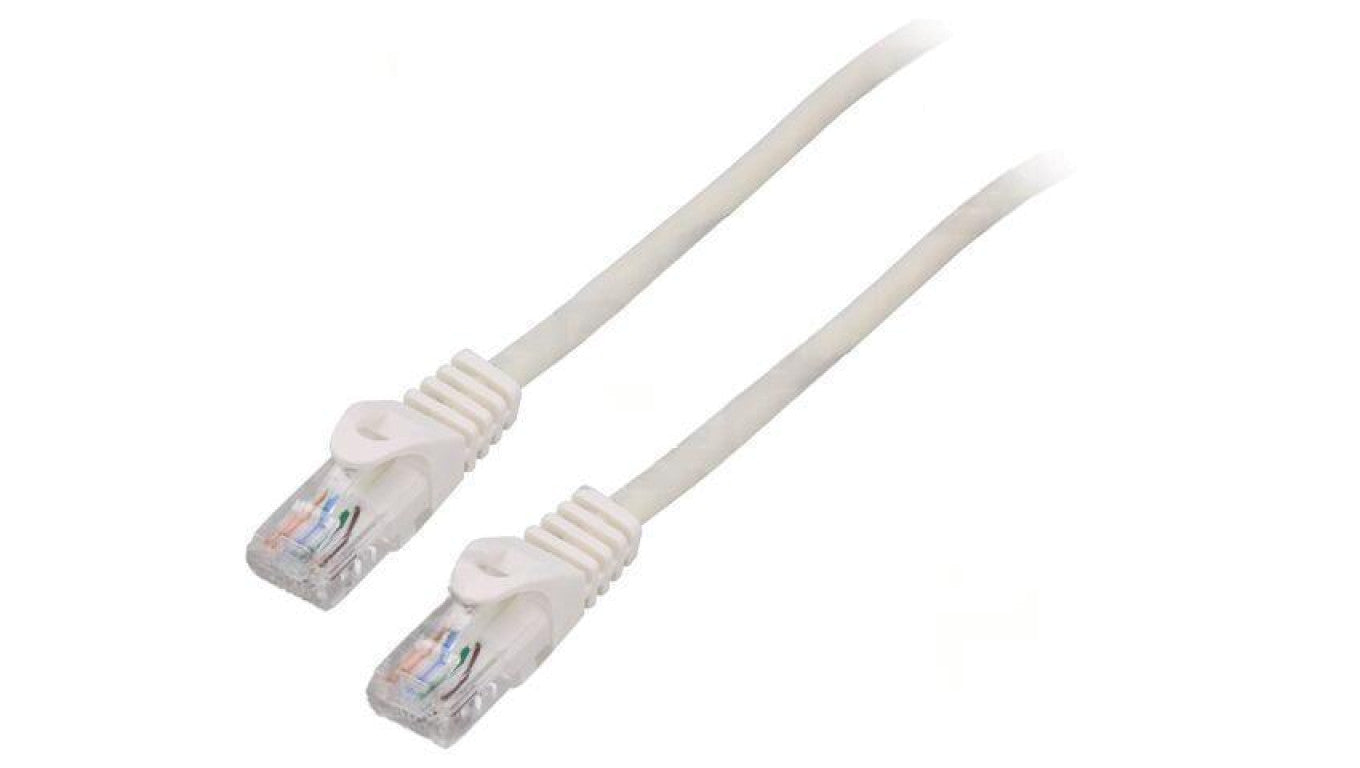 Patch cord U/UTP Cat: 5e RJ45 wtyk z obu stron linka CCA 30m PCU5-10CC-3000-W