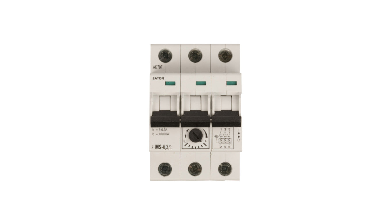 Wyłącznik silnikowy 3P 2,2kW 4-6,3A Z-MS-6,3/3 248410