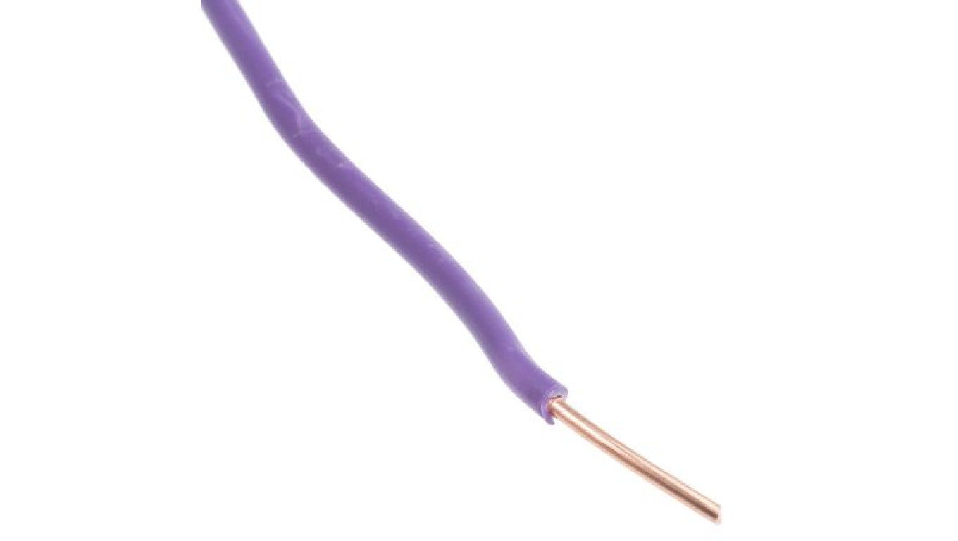 Przewód instalacyjny, 6491X, H07V-U., 100m, 1,5 mm² CSA , 450/750 V, 17,5 A, kolor: Fioletowy