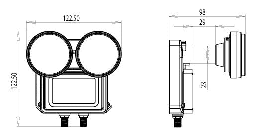 KONWERTER INVERTO MONOBLOCK TWIN; 7235