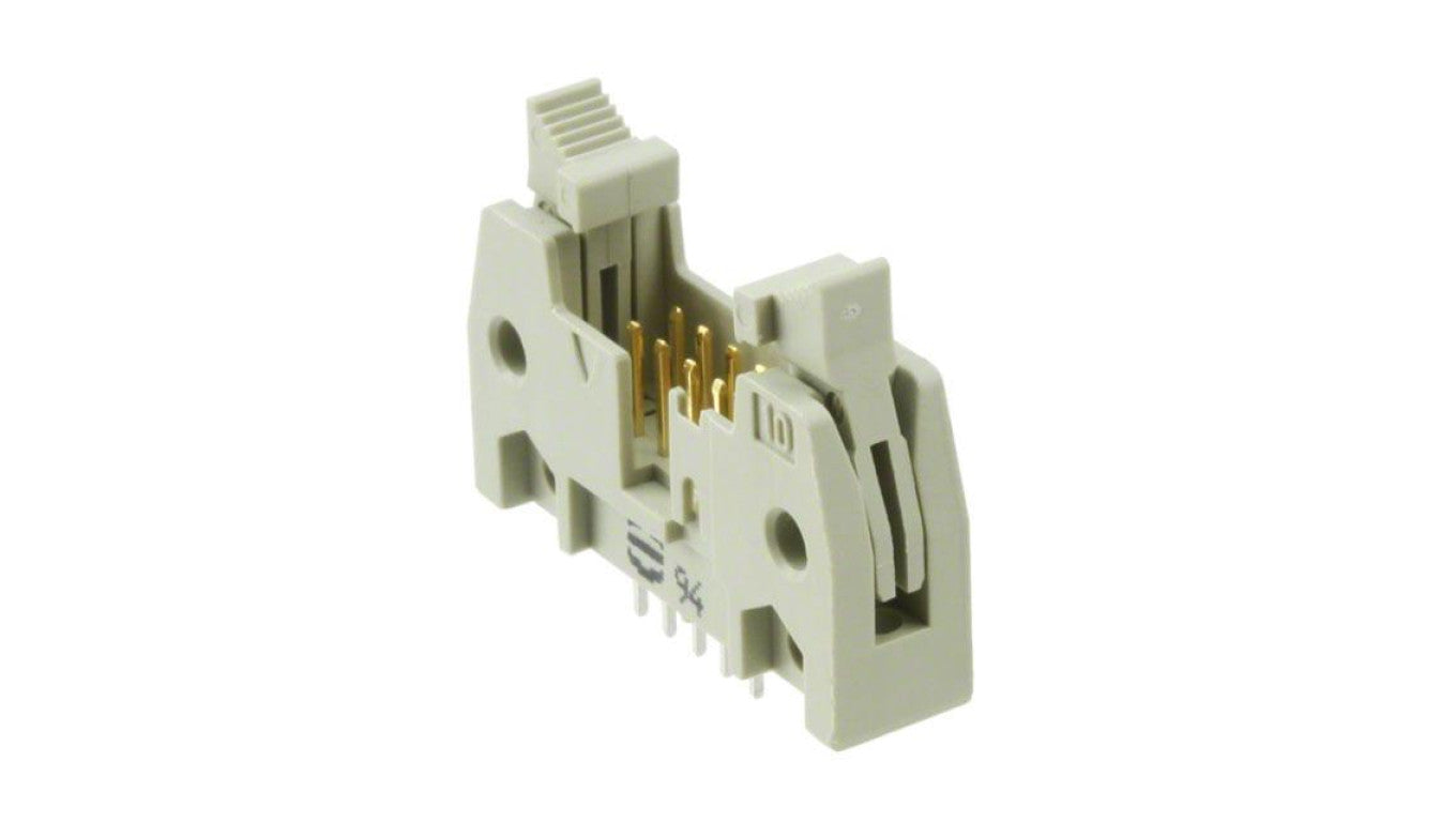 Gniazdo IDC męskie PIN: 10 proste z wyrzutnikiem THT 2,54mm 09185107914