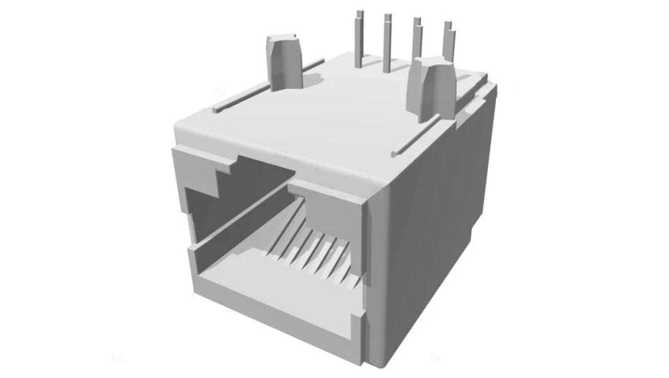 Gniazdo RJ45 PIN: 8 Układ: 8p8c na PCB THT 5558341-1