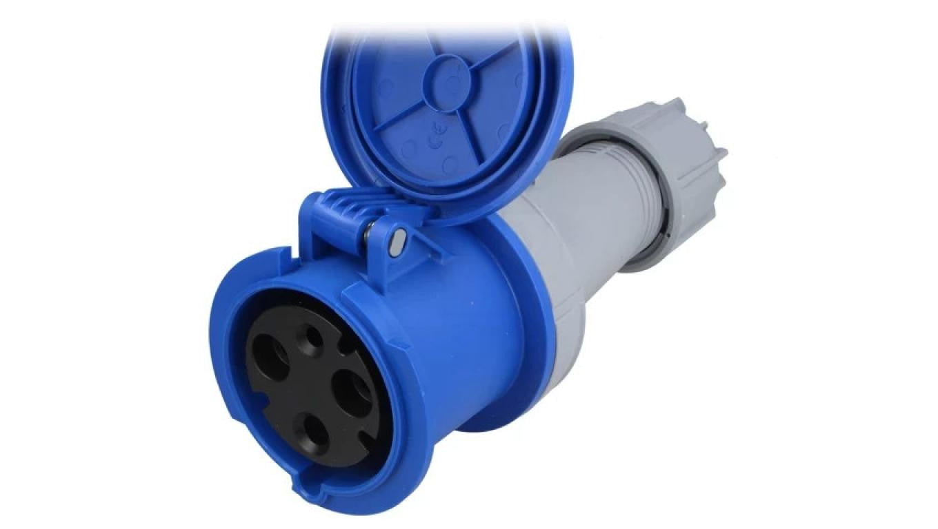 Złącze zasilające AC gniazdo żeńskie 63A 230VAC IEC 60309 żeńskie 2331-6