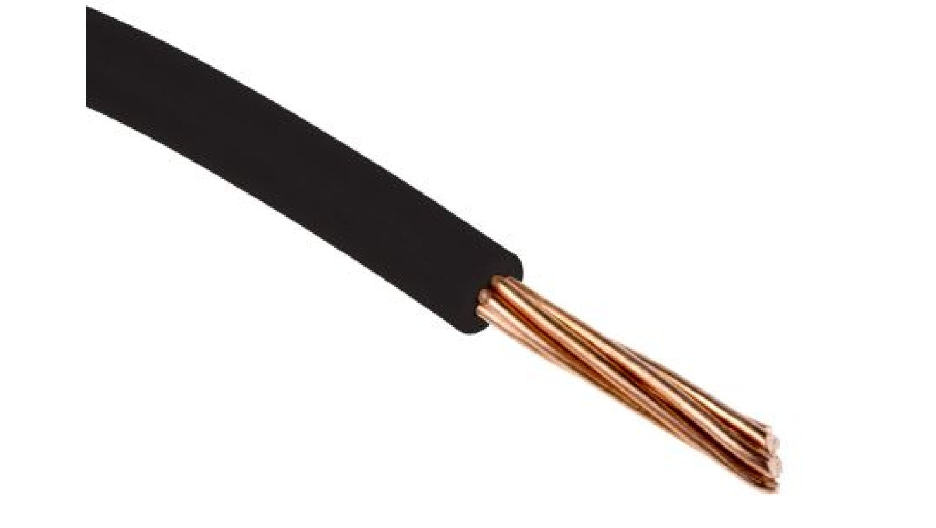 Przewód instalacyjny, 6491X, H07V-R, 1,5 mm² CSA , 750 V, kolor: Czarny