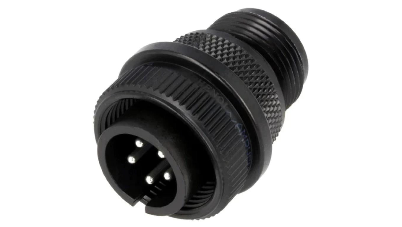 Złącze okrągłe rozmiar 14S 97 stop aluminium 97-3106A-14S-5P