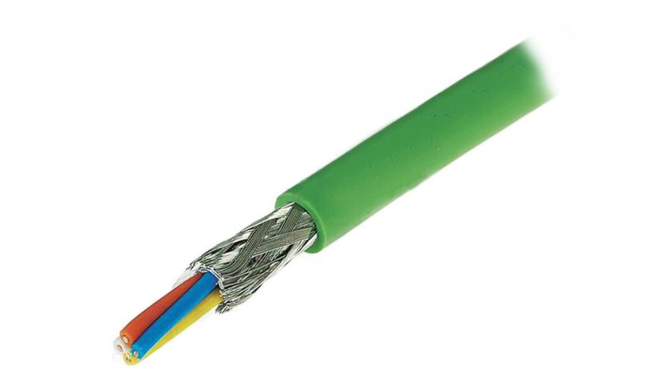 Przewód miedziany HAR PROFINET Typ A 4xAWG 22/1 PVC 20m kat. 5 klasa D do 100MHz zielony 9456000130