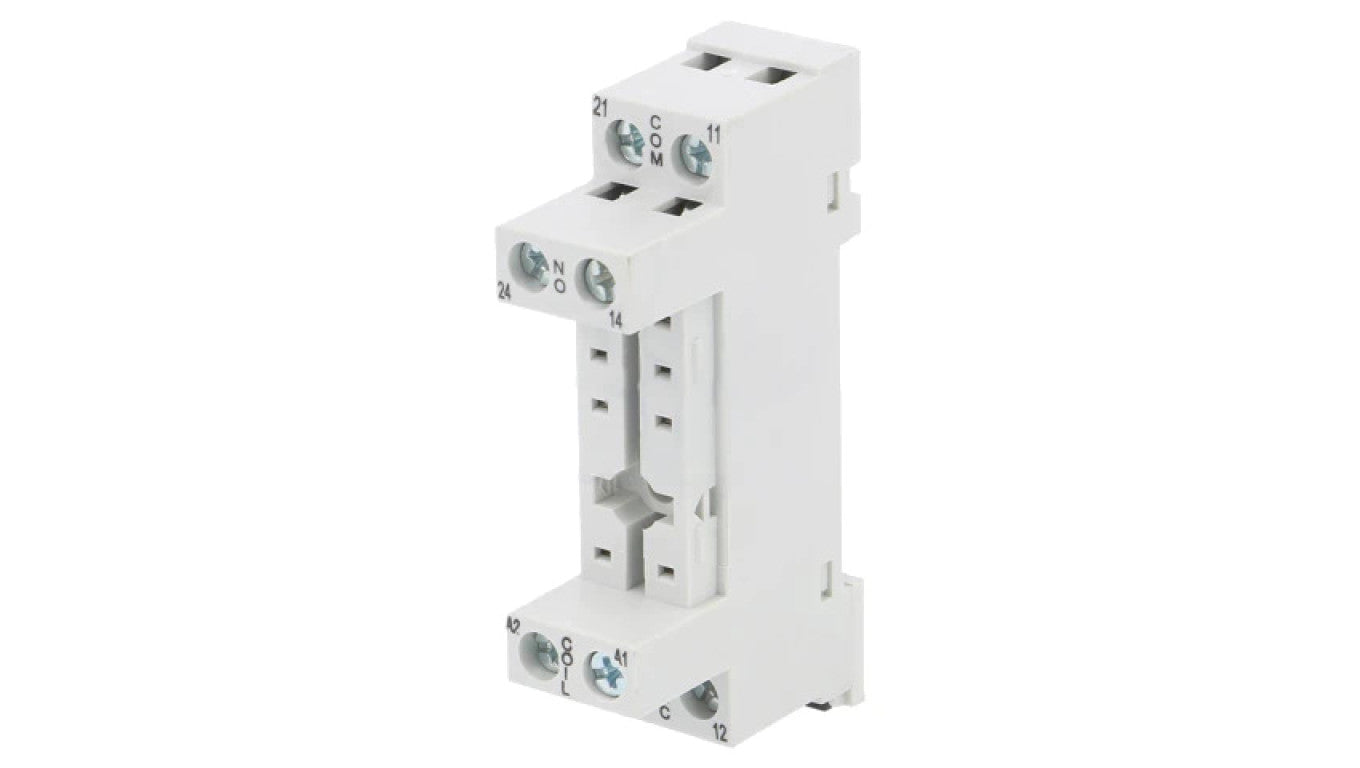 Podstawka PIN: 8 10A 250VAC na panel,na szynę DIN -40...70C GZF80