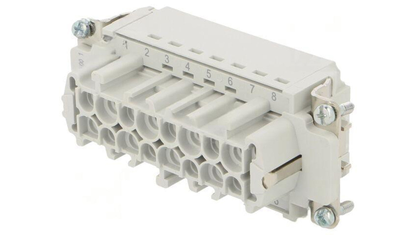 Złącze HDC wkładka stykowa żeńskie 16A 500V -PIN 16 16+PE C14610B0166001