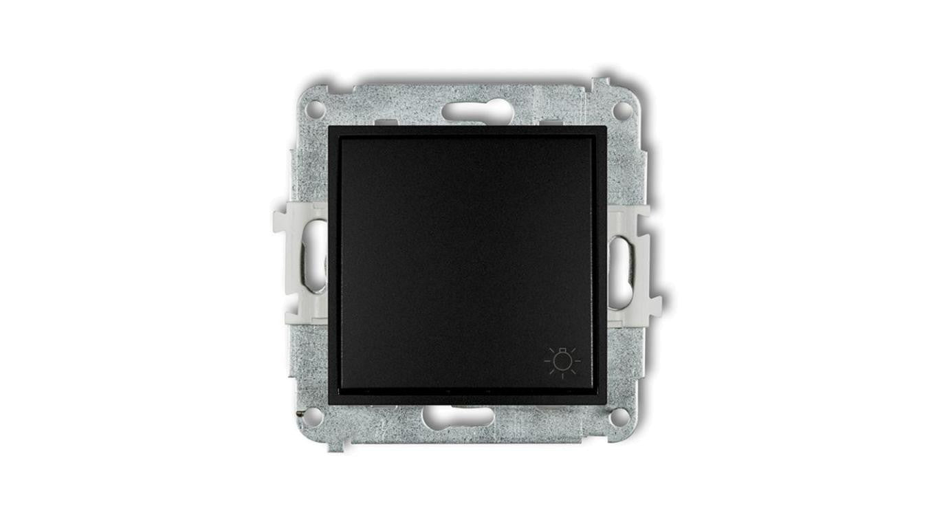 ICON Mechanizm łącznika zwierny światło czarny mat 12IWP-5