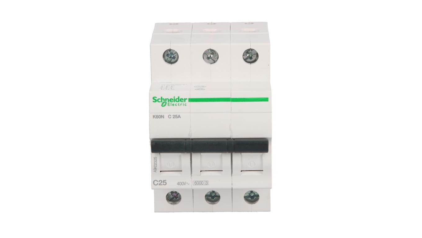 Wyłącznik nadprądowy 3P C 25A 6kA AC K60N Acti9 A9K02325