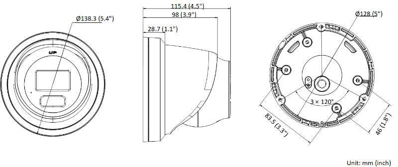 Kamera IP Hikvision DS-2CD2366G2H-IU 2.8mm EF BLACK PL