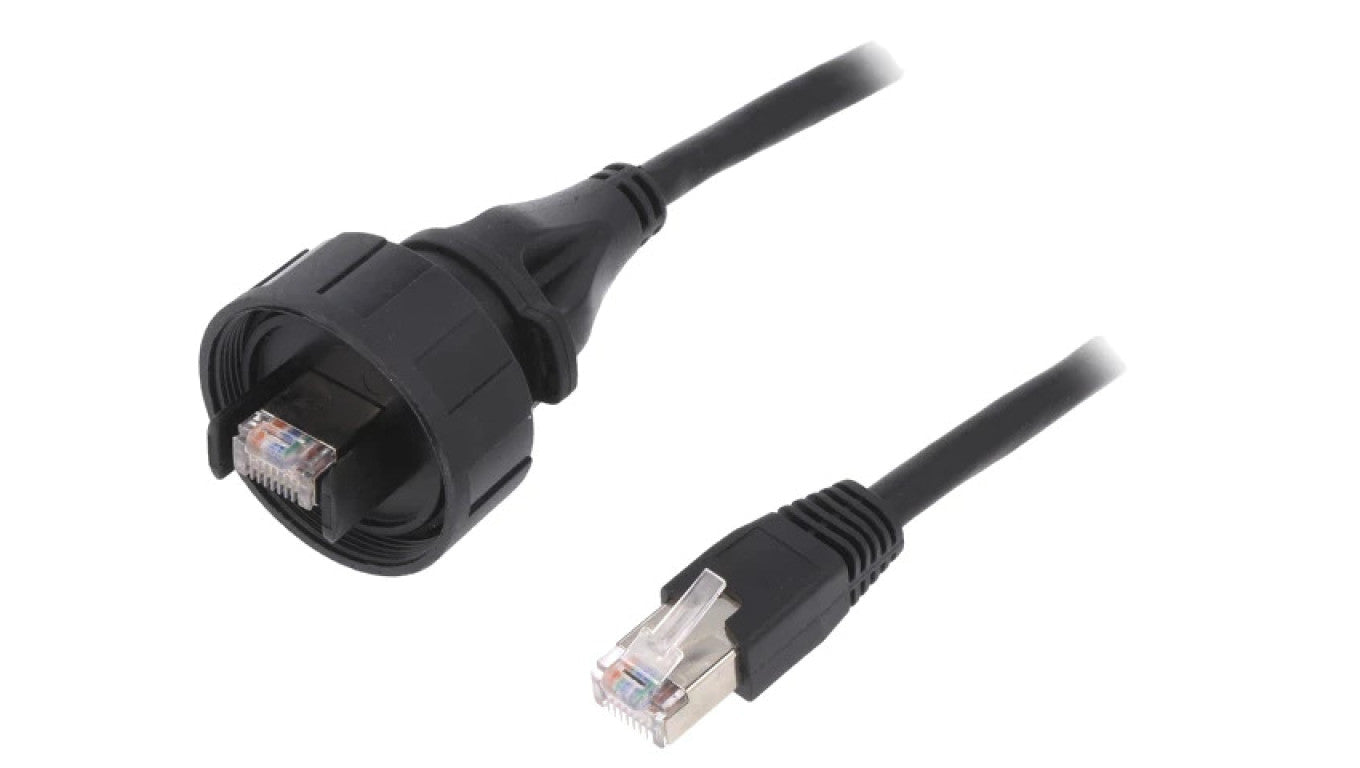 Patch cord 2m RJ45 wtyk,z obu stron IP68 PX0837/2M00