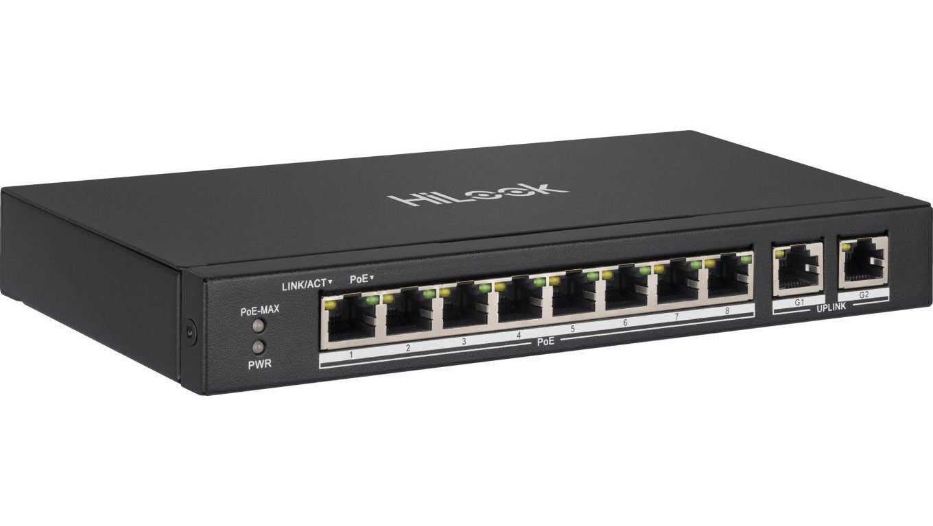Switch PoE Hilook by Hikvision SW-10-POE 10-portowy