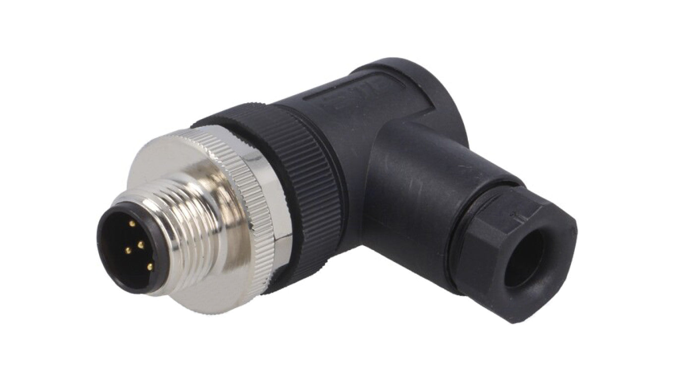 Złącze okrągłe M12 męskie kątowe nieekranowane 5-PIN 60V PG7 T4113401051-000